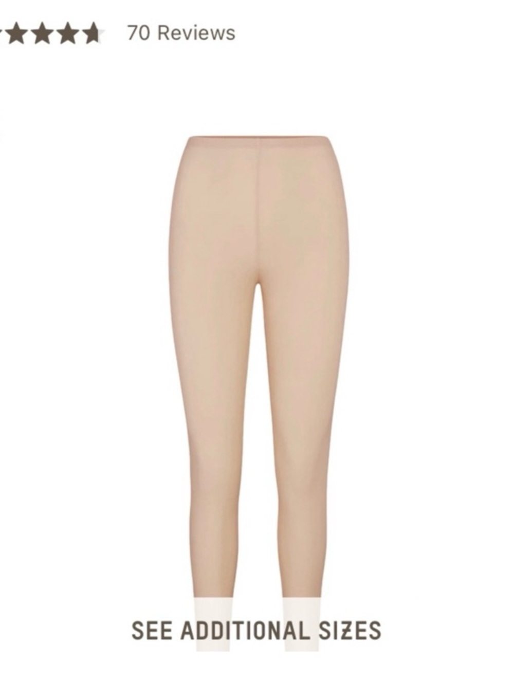 Seamless High-Waist Nude Leggings